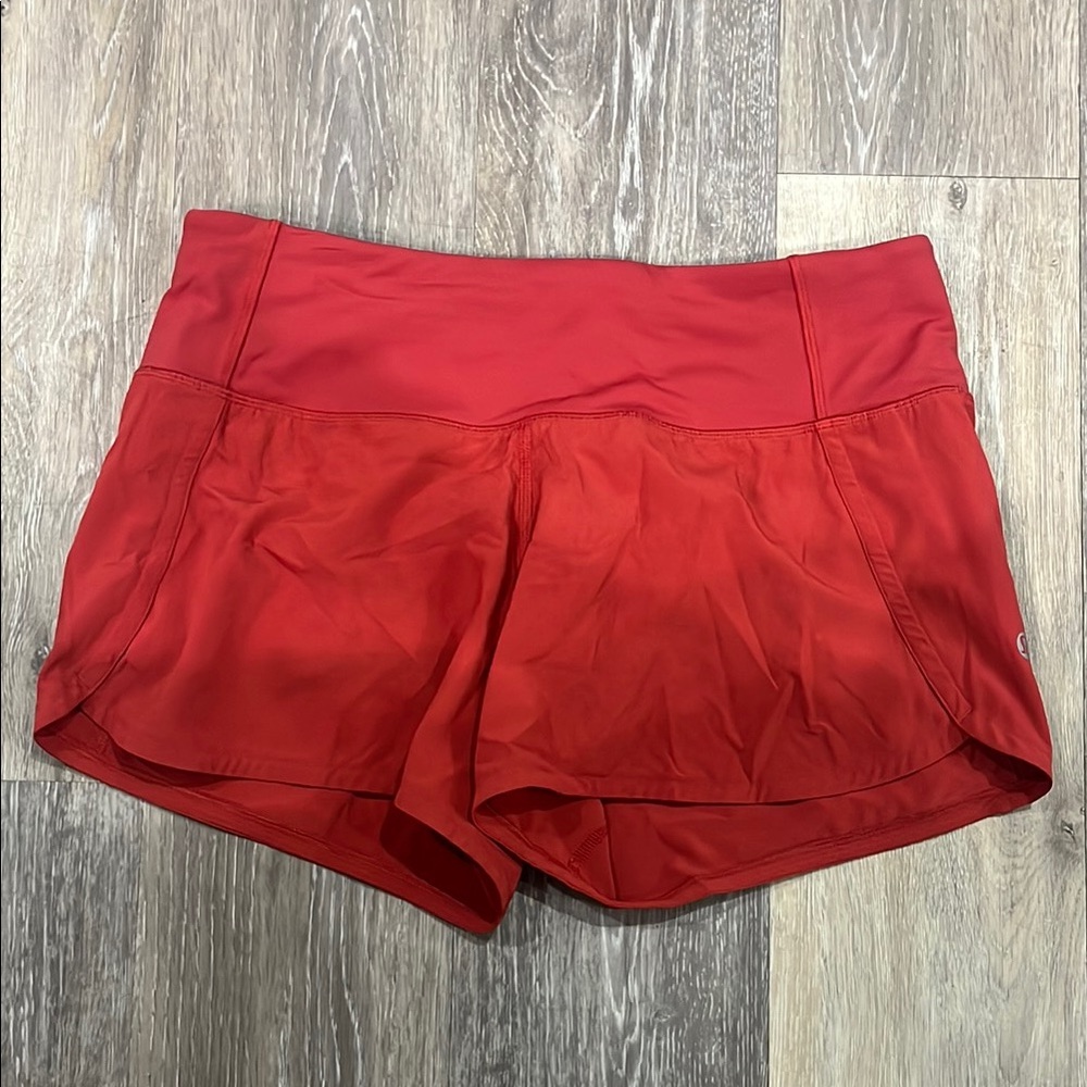 Red Women's Athletic Shorts